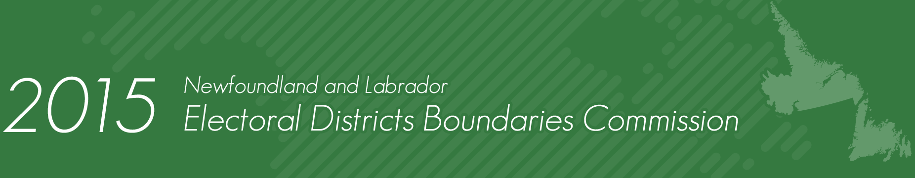 2015 Newfoundland and Labrador Electoral Districts Boundaries Commission